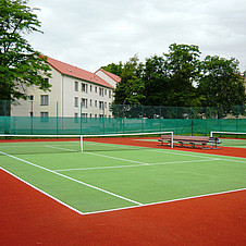 Tennisanlage einer Kaserne